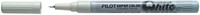 Fineliner PILOT Super SC-W EF wit 1 Stuk