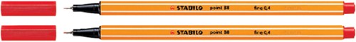 Fineliner STABILO point 88/40 F rood 1 Stuk-2