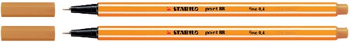 Fineliner STABILO point 88/26 F abrikoos 1 Stuk