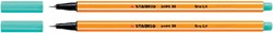 Fineliner STABILO point 88/13 F ijsgroen 1 Stuk