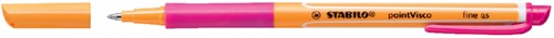 Rollerpen STABILO PointVisco 1099/56 F roze 1 Stuk