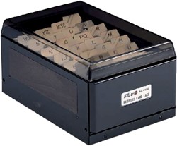 Visitekaartenbak KW TRIO metaal 400 visitekaartjes 1 Stuk
