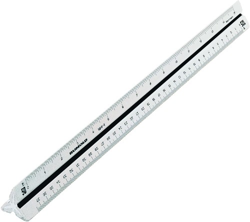 Schaalstok Rumold 150/30 4 1:100/200/250/300/400/5 1 Stuk