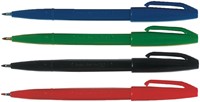 Fineliner Pentel Signpen S520 M rood 1 Stuk-2