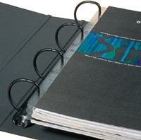 Opbergstrip Djois filestrip A4 2/4rings tr 50st 50 Stuk