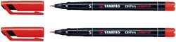 Viltstift STABILO OHP 841/40 rond SF rood 1 Stuk