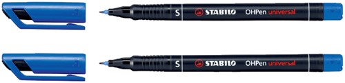 Viltstift STABILO OHP 841/41 rond SF blauw 1 Stuk