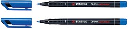 Viltstift STABILO OHP 842/41 rond F blauw 1 Stuk