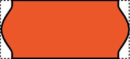 Prijsetiket 12x26mm Sato Samark permanent flr rood 1500 Stuk-2