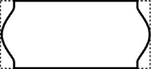 Prijsetiket 12x26mm Sato Samark wit permanent 1500 Stuk-2