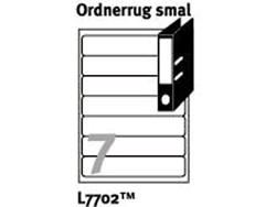 Ordnerrugetiketten voor printers