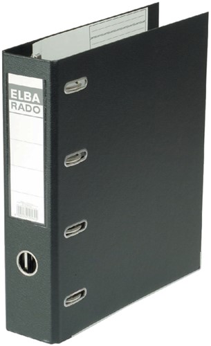 Ordner Elba Rado Plast A4 75mm bank 2mech pvc zw 1 Stuk