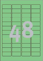 Etiket Avery L6040-20 45.7x21.2mm groen 960st 20 Vel-2
