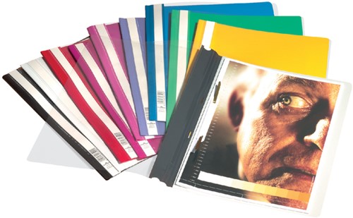 Snelhechter Durable A4 PVC rood 1 Stuk-2