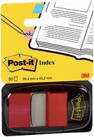 Indextabs Post-it 680 25.4x43.2mm rood 50 Stuk-2