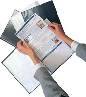 Showmap Rillstab A4 30 tassen transparant voortas 1 Stuk-2
