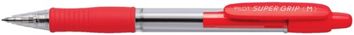 Balpen PILOT Super Grip M rood 1 Stuk
