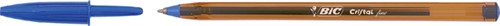 Balpen Bic Cristal F blauw 1 Stuk