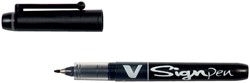 Fineliner PILOT V Sign SW-VSP F zwart 1 Stuk