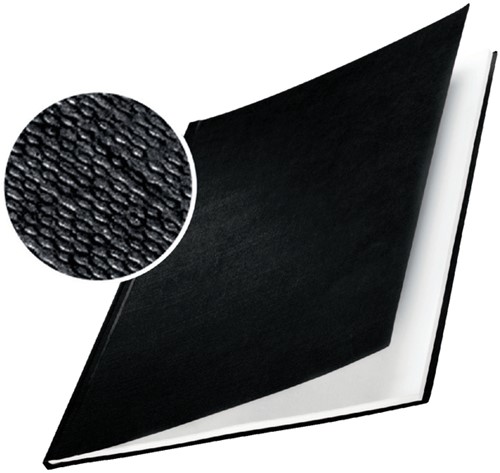Inbindomslag Leitz 10.5mm hard zwart 10 Stuk
