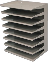 Sorteerrek Vepa Bins 8dlg grijs 1 Stuk