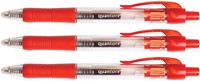Gelschrijver Quantore grip drukknop 0.5mm rood 1 Stuk-3