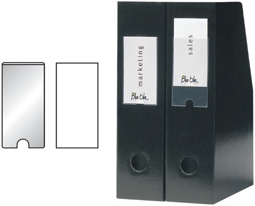 Etikethouder Djois 19x75mm zelfklevend tr 16st 16 Stuk-2