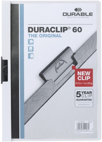 Klemmap Durable Duraclip A4 6mm 60v wt 1 Stuk