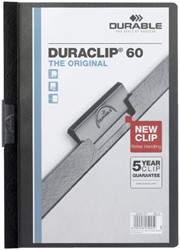 Klemmap Durable Duraclip A4 6mm 60v zw 1 Stuk