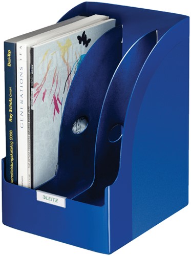 Tijdschriftcassette Leitz plus jumbo blauw 1 Stuk