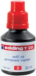 Viltstiftinkt edding T25 rood 1 Stuk
