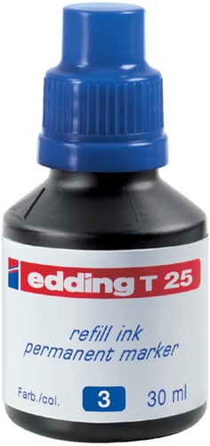 Viltstiftinkt edding T25 blauw 1 Stuk