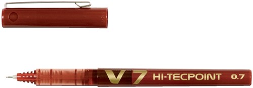Rollerpen PILOT Hi-Tecpoint BX-V7 M rood 1 Stuk
