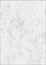 Designpapier Sigel A4 90GR marmer grijs 100 Vel