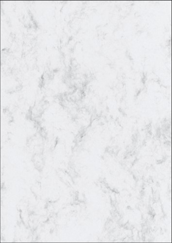Designpapier Sigel A4 90GR marmer grijs 100 Vel