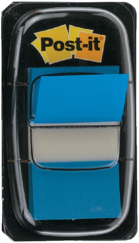 Indextabs Post-it 680 25.4x43.2mm blauw 50 Stuk