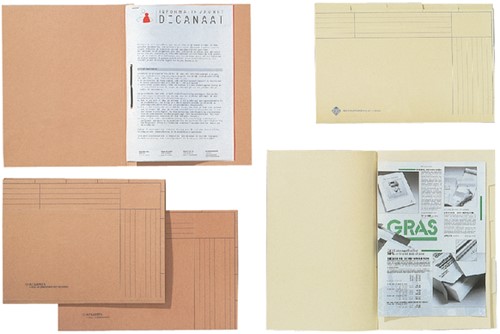 Binnenmap Djois folio snelhechter 300gr chamois 1 Stuk-2