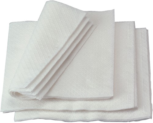Servet IEZZY 33x33cm 1 laag wit 60770 500 Stuk