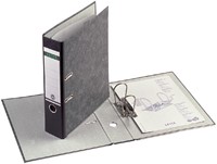 Ordner Leitz 1082 180° 80mm karton folio zwart 1 Stuk-2