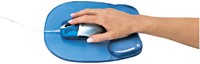 Muismat polssteun Fellowes Crystals gel tr bl 1 Stuk