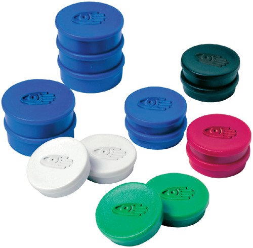 Magneet Legamaster 20mm 250gr rood 10 stuks 10 Stuk-2