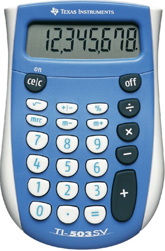 Rekenmachine Texas TI-503 superview 1 Stuk