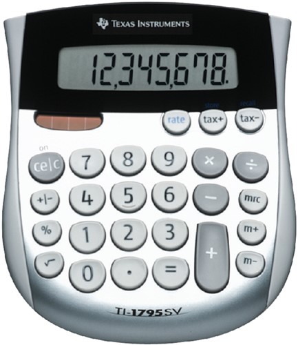 Rekenmachine Texas TI-1795 super view 1 Stuk