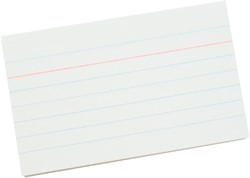 Systeemkaart Qbasic 90x55mm lijn koplijn 210gr 100 Vel