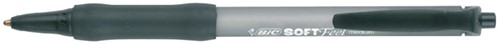 Balpen Bic soft feel clic M zwart 1 Stuk