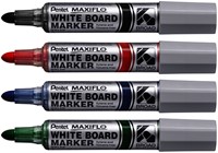 Whiteboardmarker Pentel MWL5M 3mm assorti 4 Stuk-1